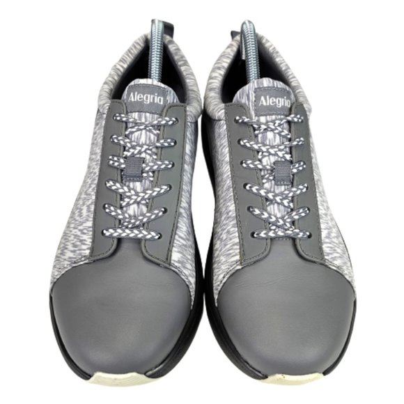 Alegria Womens Traq Qest Gray Lace Up Comfort Walking Sneaker Shoes Sz US 11 - Picture 2 of 11